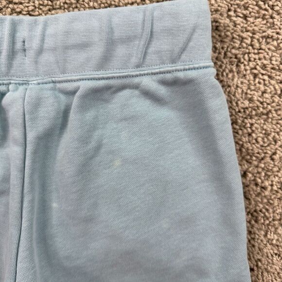 Nike Shorts Girls Large Blue French Terry Sun Club Activewear Running Kids - Picture 15 of 16